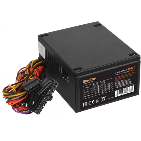 Блок питания 400W ExeGate M400 OEM