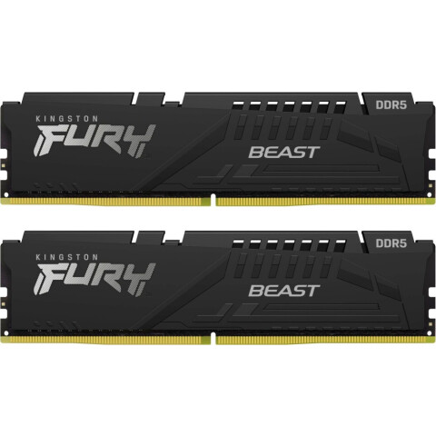 Оперативная память 32Gb DDR5 6000MHz Kingston Fury Beast (KF560C30BBK2-32) (2x16Gb KIT)