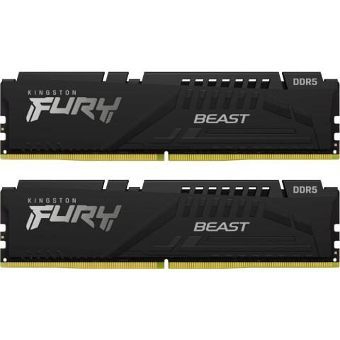 Оперативная память 32Gb DDR5 5600MHz Kingston Fury Beast (KF556C36BBEK2-32) (2x16Gb KIT)