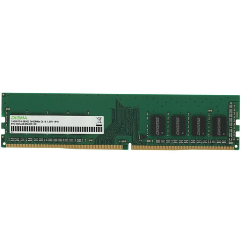 Оперативная память 16Gb DDR4 3600MHz Digma (DGMAD43600016S)