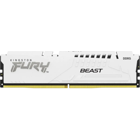 Оперативная память 16Gb DDR5 6000MHz Kingston Fury Beast White (KF560C30BWE-16)