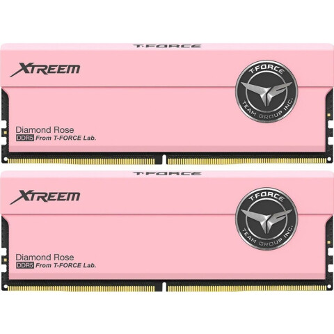 Оперативная память 32Gb DDR5 7200MHz Team T-Force Xtreem Pink (FFPD532G7200HC34ADC01) (2x16Gb KIT)