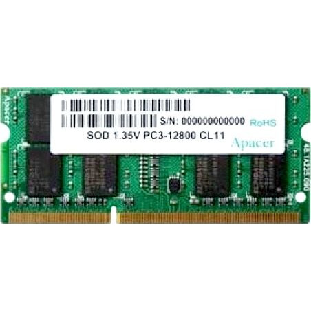 Оперативная память 4Gb DDR-III 1600MHz Apacer SO-DIMM (AS04GFA60CATBGJ)