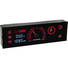 Панель управления Lamptron CR430 Black/Red_0