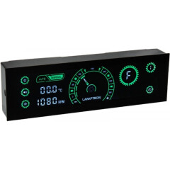 Панель управления Lamptron CR430 Black/Green_0