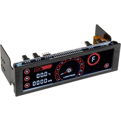 Панель управления Lamptron CM430 Black/Red_0