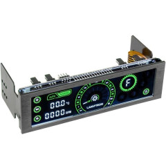 Панель управления Lamptron CM430 Black/Green_0