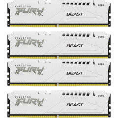 Оперативная память 64Gb DDR5 6000MHz Kingston Fury Beast White (KF560C40BWK4-64) (4x16Gb KIT)_1
