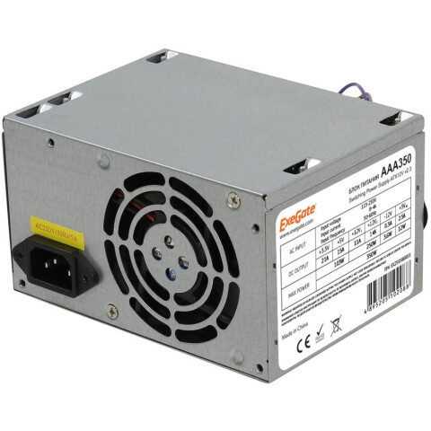 Блок питания 350W ExeGate AAA350 (ES259589RUS-PC)