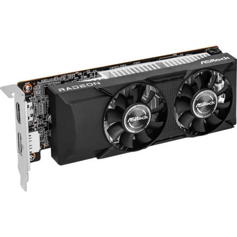 Видеокарта AMD Radeon RX 550 ASRock Low Profile 4Gb (RX550 LP 4G)