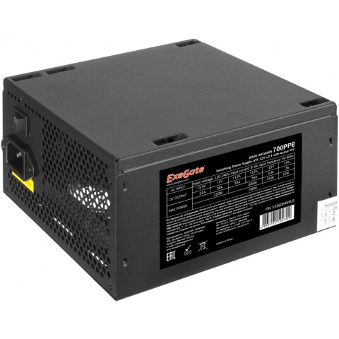 Блок питания 700W ExeGate 700PPE (EX260645RUS-PC)