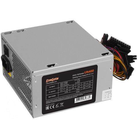 Блок питания 400W ExeGate UN400 (EX244553RUS-PC)