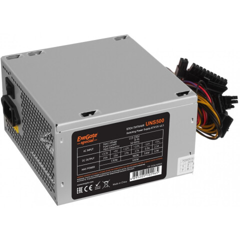 Блок питания 500W ExeGate UNS500 (ES261569RUS-PC)