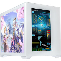 Корпус Lamptron CSM377 Monitor Case White_5