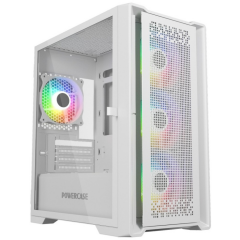 Корпус Powercase ByteFlow Micro White_1