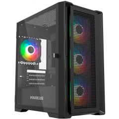 Корпус Powercase Alisio Micro X4B V2 Black_4