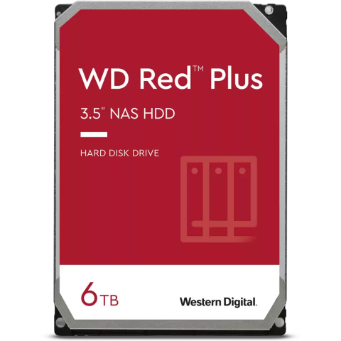 Жёсткий диск 6Tb SATA-III WD Red Plus (WD60EFPX)