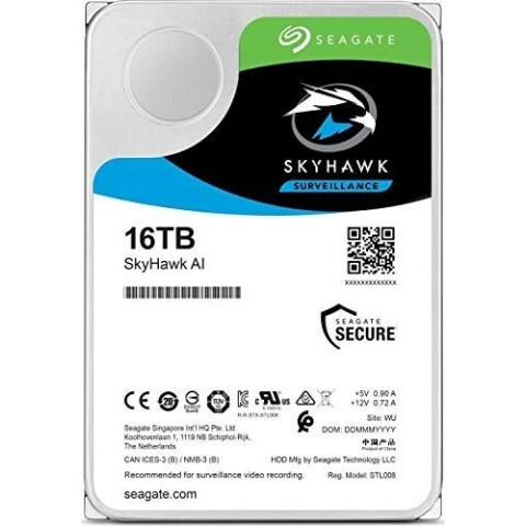 Жёсткий диск 16Tb SATA-III Seagate SkyHawk AI (ST16000VE002)