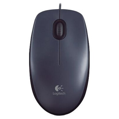 Мышь Logitech M90 Optical Mouse Dark Grey (910-001794)