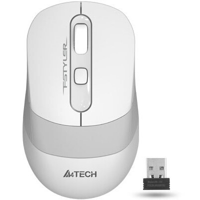 Мышь A4Tech Fstyler FG10S White/Grey