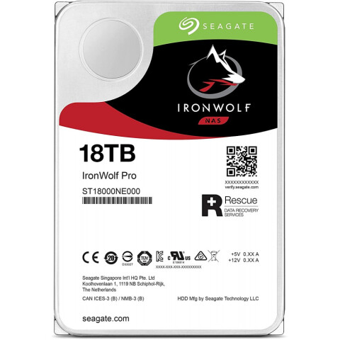 Жёсткий диск 18Tb SATA-III Seagate IronWolf Pro (ST18000NE000)