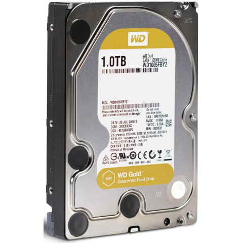 Жёсткий диск 1Tb SATA-III WD Gold (WD1005FBYZ)