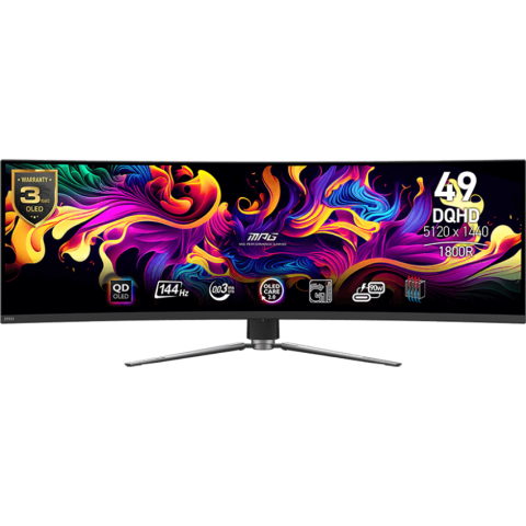 Монитор MSI 49" MPG 491CQP QD-OLED