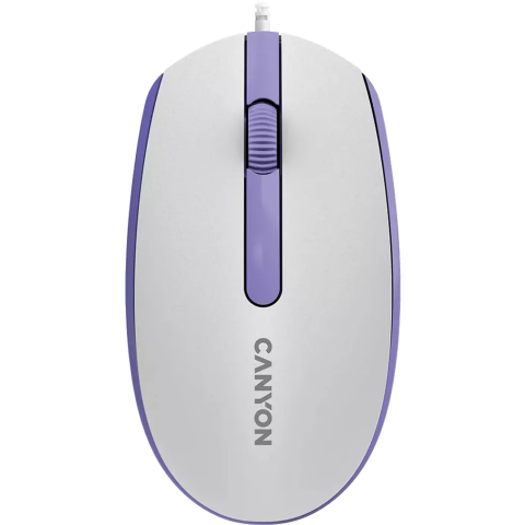 Мышь Canyon M-10 White/Lavender