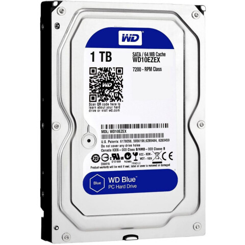 Жёсткий диск 1Tb SATA-III WD Caviar Blue (WD10EZEX)