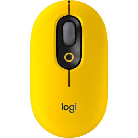 Мышь Logitech POP Mouse with emoji Blast Yellow (910-006546)