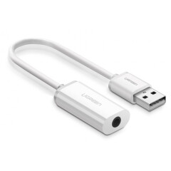 Звуковая карта UGREEN US206 White_0
