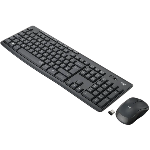 Клавиатура + мышь Logitech MK295 Silent Wireless Combo Graphite (920-009807)