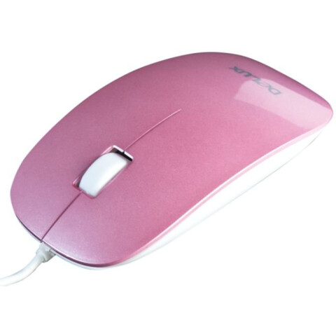 Мышь Delux DLM-111 Pink/White