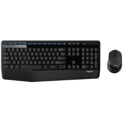 Клавиатура + мышь Logitech Wireless Combo MK345 Black (920-008534)