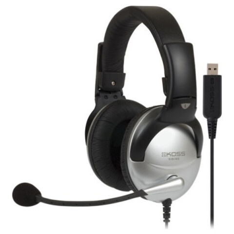 Гарнитура KOSS SB-45 USB Silver/Black