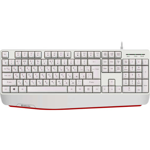 Клавиатура Defender Atom HB-546 White (45547)