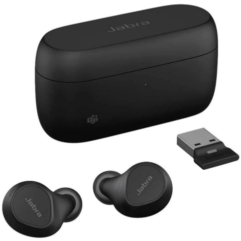 Гарнитура Jabra Evolve2 Buds USB-A MS Black