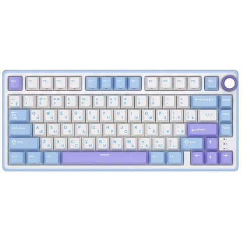 Клавиатура Royal Kludge R75 Taro Milk (Silver Switch)