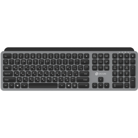 Клавиатура Oklick K859W Grey/Black