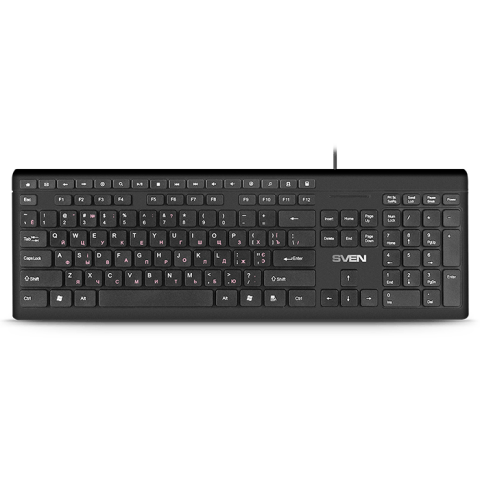 Клавиатура Sven KB-S307M Black