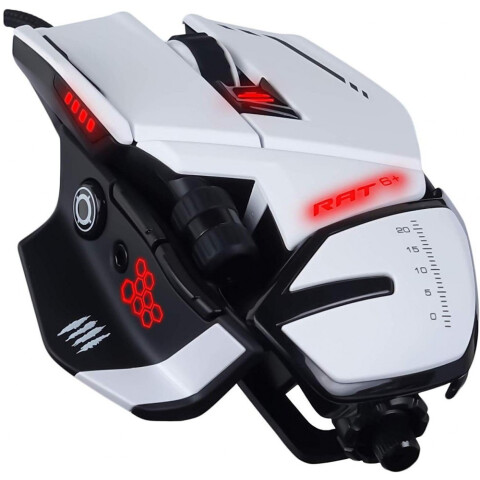 Мышь Mad Catz R.A.T.6+ White