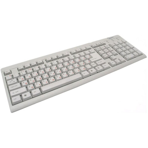 Клавиатура Gembird KB-8300U-R White USB