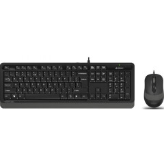 Клавиатура + мышь A4Tech Fstyler F1010 Black/Grey_1