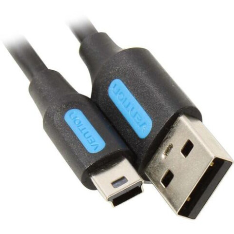 Кабель USB 2.0 A (M) - miniUSB B (M), 1.5м, Vention COMBG