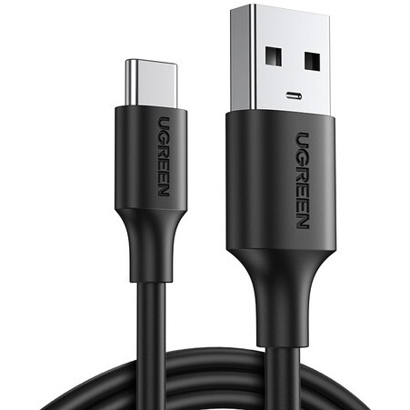 Кабель USB - USB Type-C, 1.5м, UGREEN US287 Black