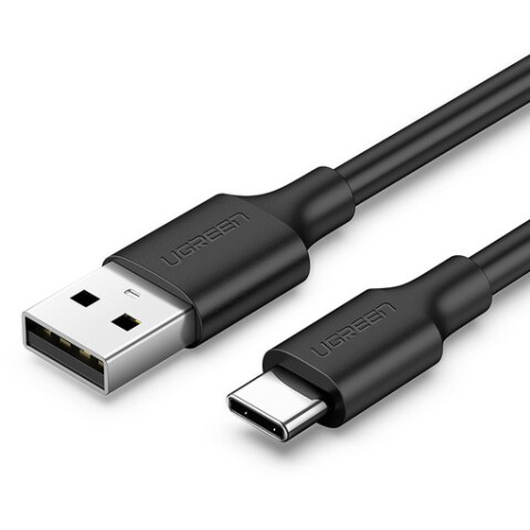 Кабель USB - USB Type-C, 2м, UGREEN US287 Black