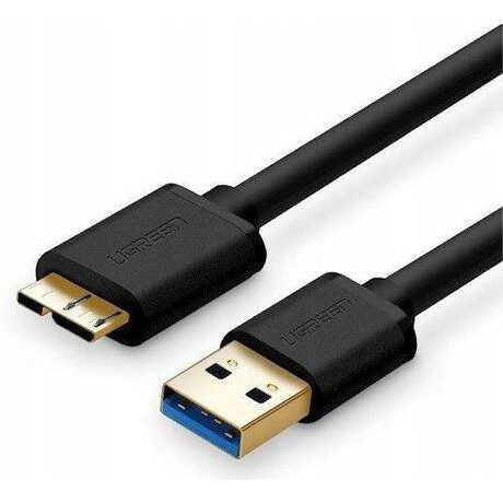 Кабель USB - microUSB 3.0 B (M), 0.5м, UGREEN US130 Black