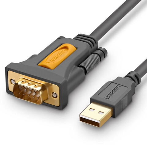 Кабель USB - COM, 1.5м, UGREEN CR104 Grey