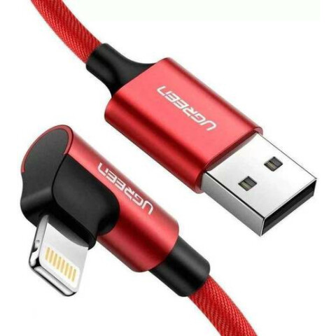 Кабель USB - Lightning, 1м, UGREEN US299 Red