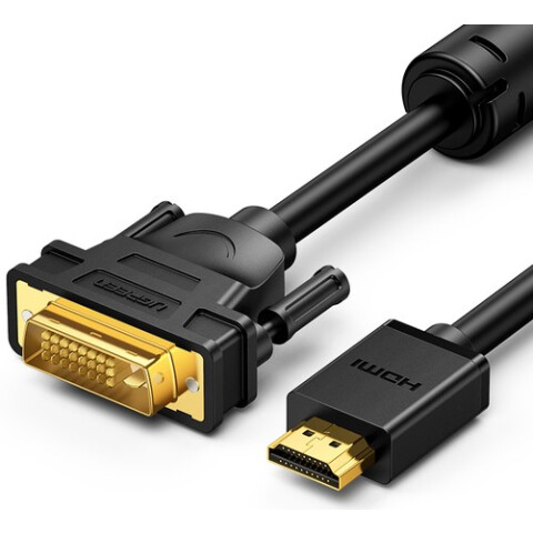 Кабель HDMI - DVI, 1м, UGREEN HD106